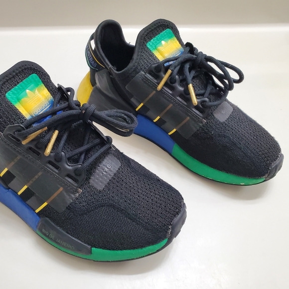 ADIDAS NMD R1 V2 GS Rio De Janeiro - Picture 6 of 13
